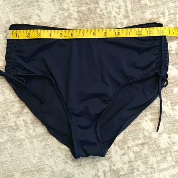 Swim Ruched Full Coverage Swimsuit Bottoms Plus 14 Navy Blue Poshmark